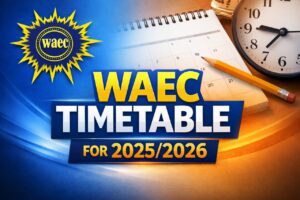 2026 WAEC Timetable PDF