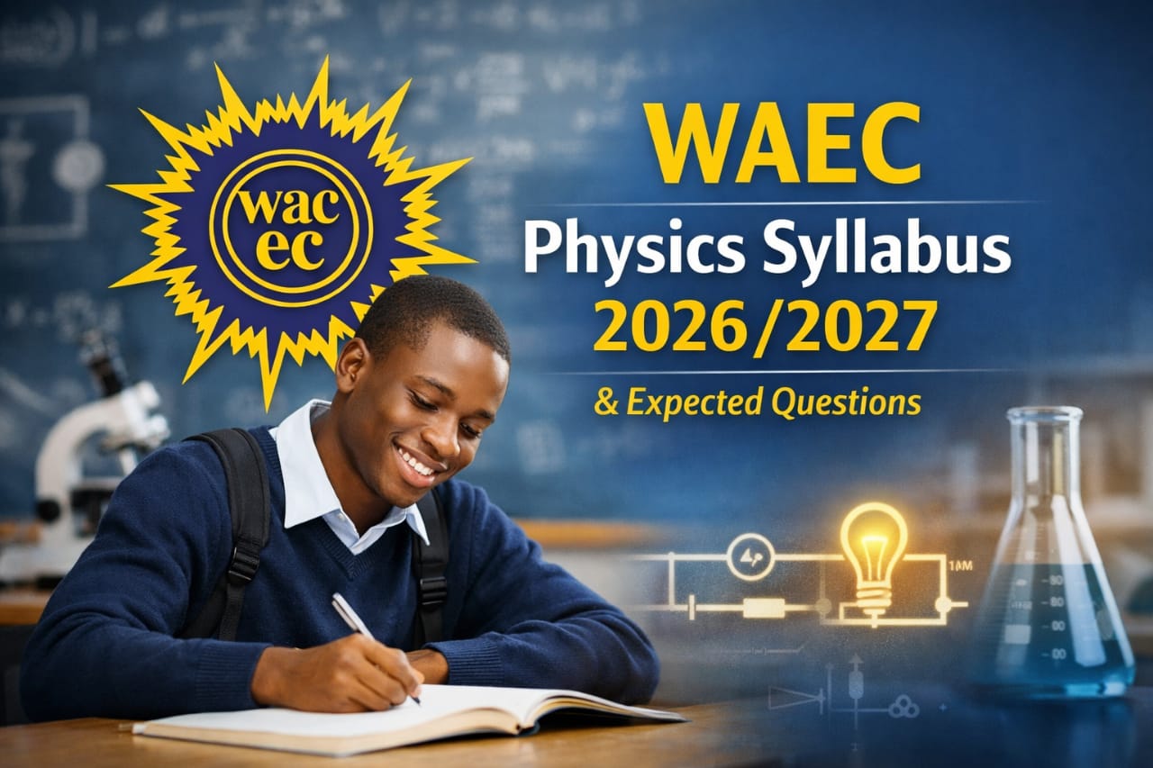 WAEC 2026/2027 Physics Exams