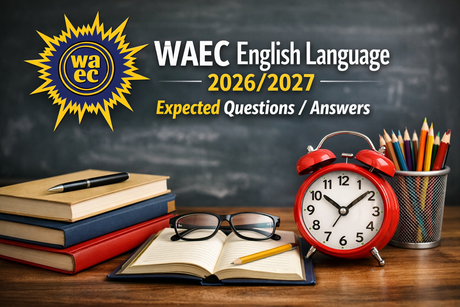 WAEC 2026/2027 English Exam