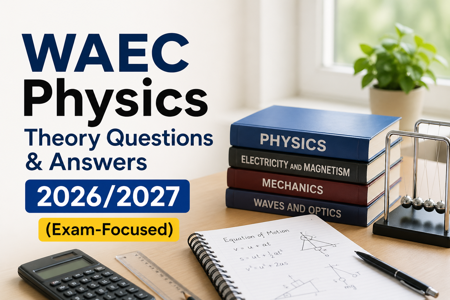 WAEC Physics Theory Questions