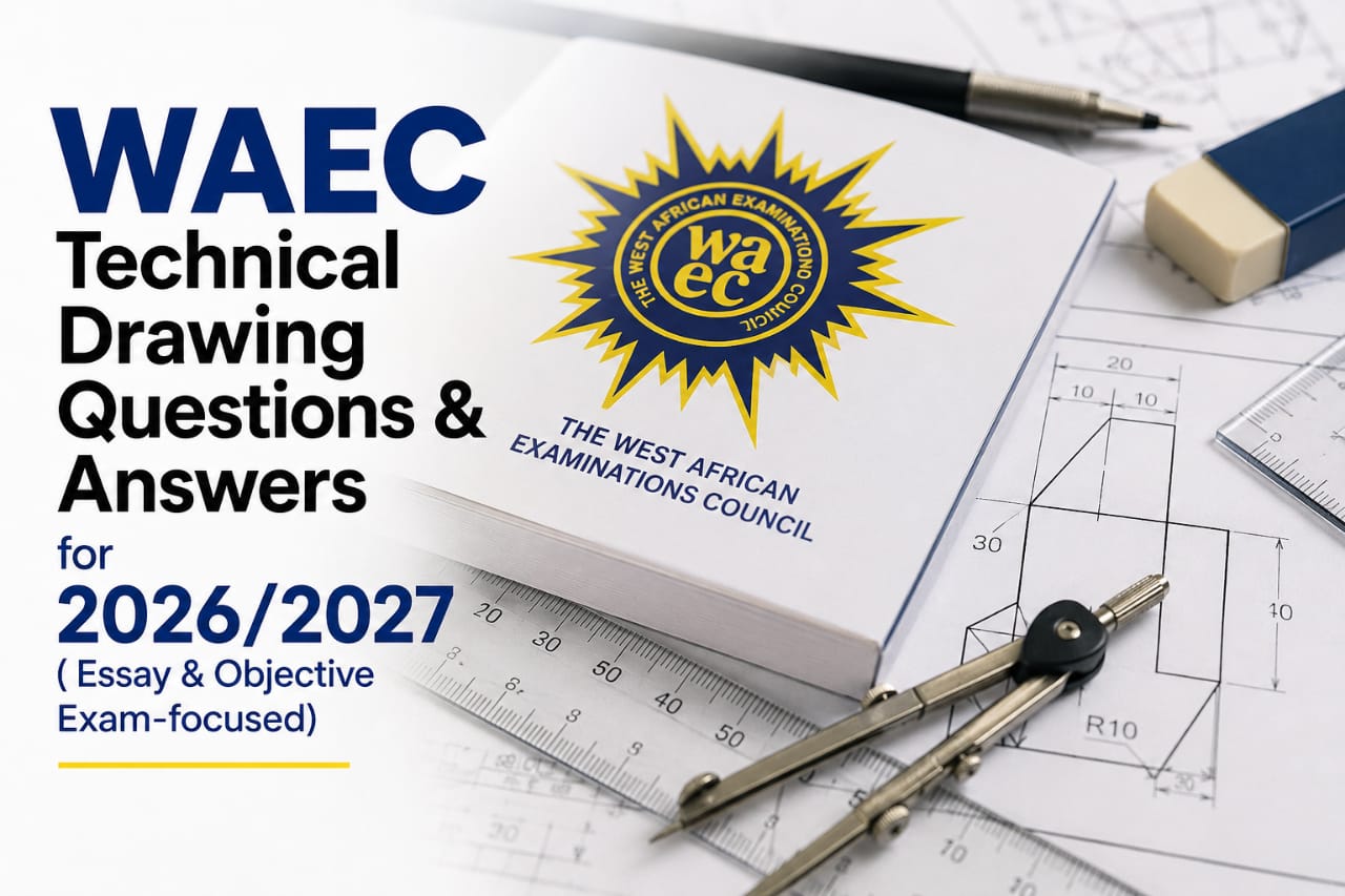 WAEC Technical Drawing 2026