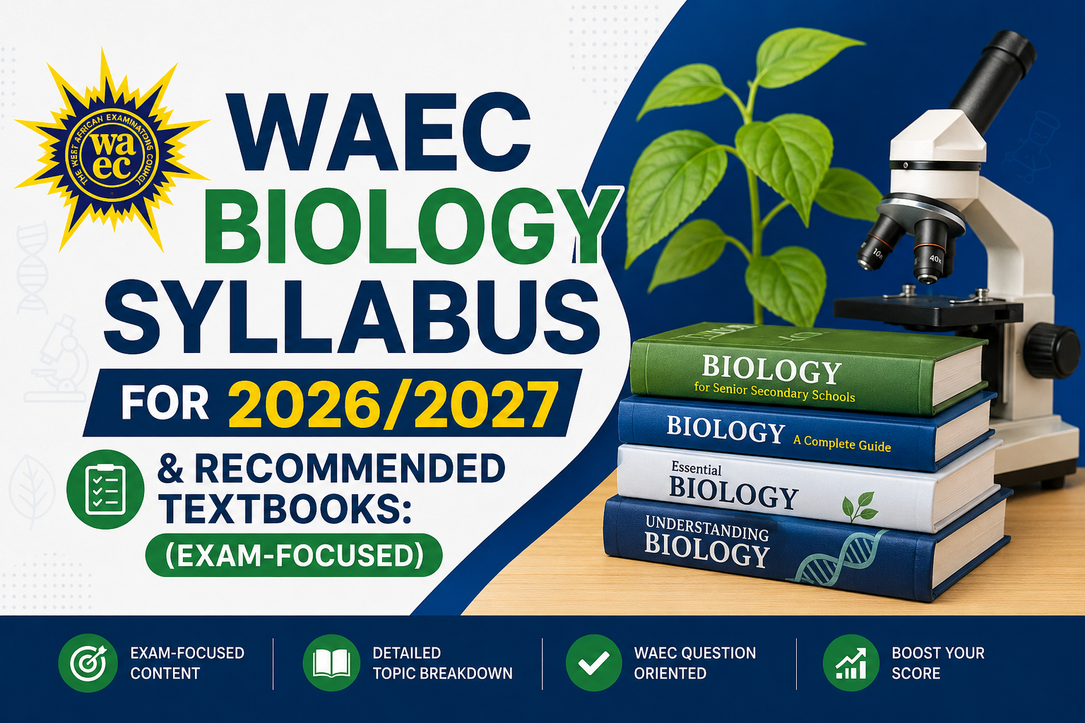 2026 WAEC Biology Syllabus