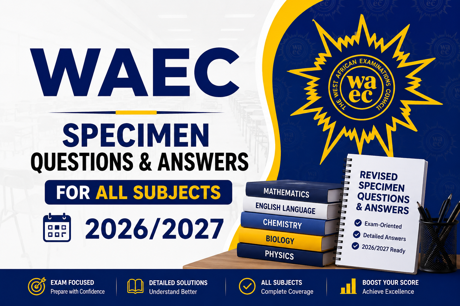 2026 WAEC Specimen Exam